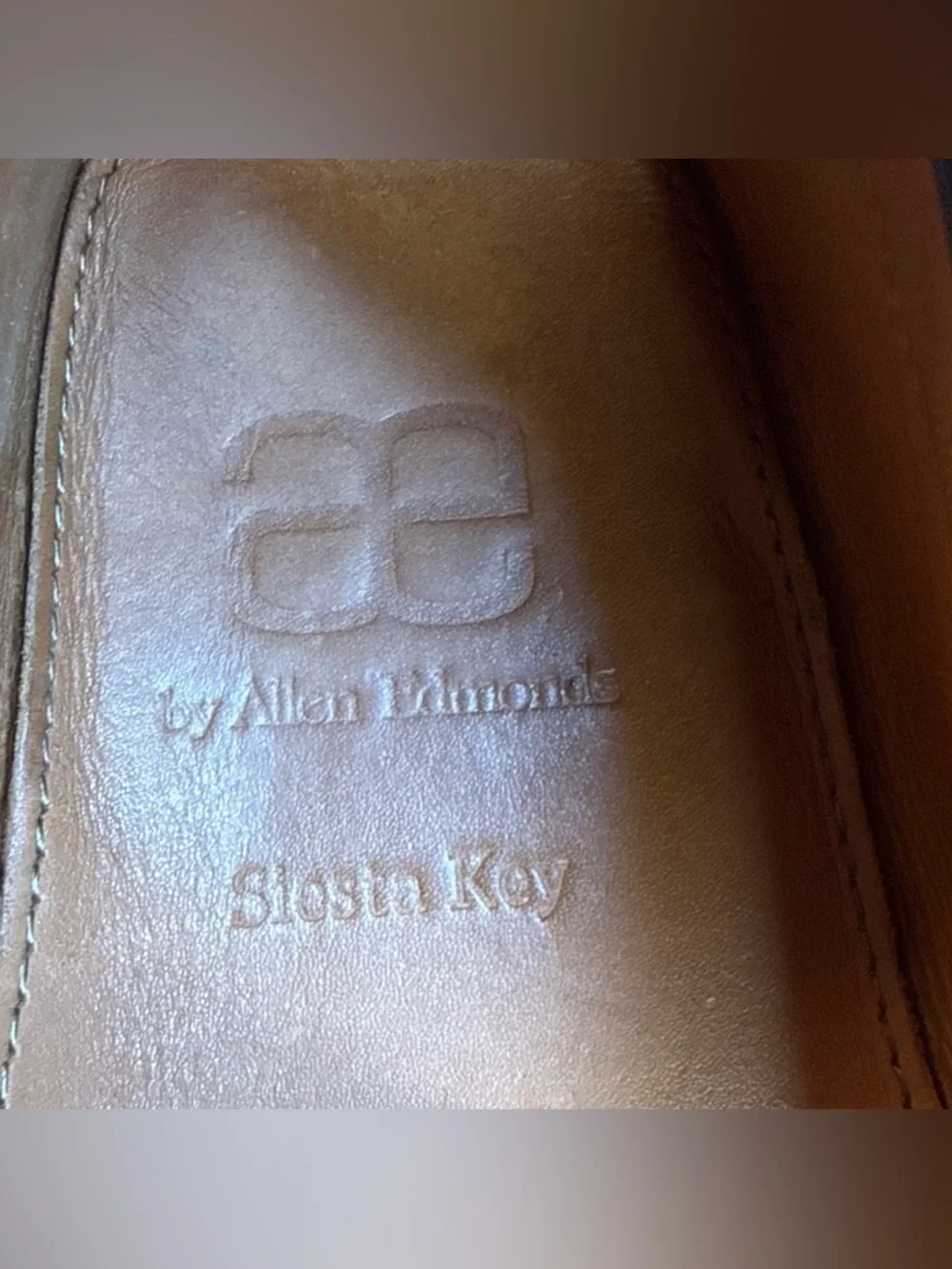 Allen Edmonds Siesta Key Men Sz 10 D Shoe Driving Penny Loafer Black Leather - Picture 11 of 13